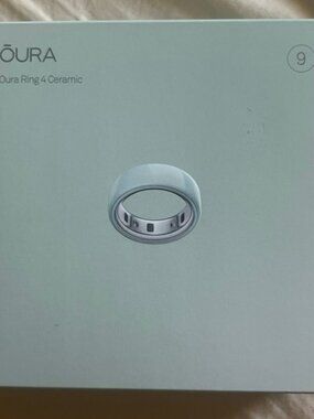 OURA Ring GEN 4 Ceramic - Brand New in Box! Tide / Teal Smart Ring Size 9